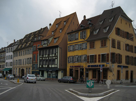 Straßen von Strasbourg Foto 