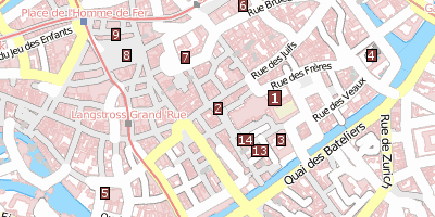 Kammerzellhaus Stadtplan