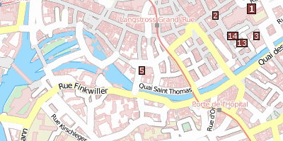 Stadtplan Thomaskirche 